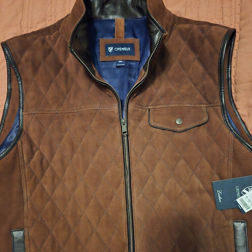 CREMEUX XXL LEATHER VEST